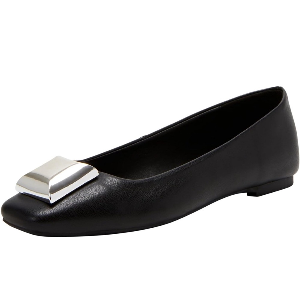 Katy Perry Women's The Evie Stud Black Ballet Flat US7.5/UK37.5